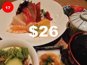 CHIRASHI SUSHI SET $26.00